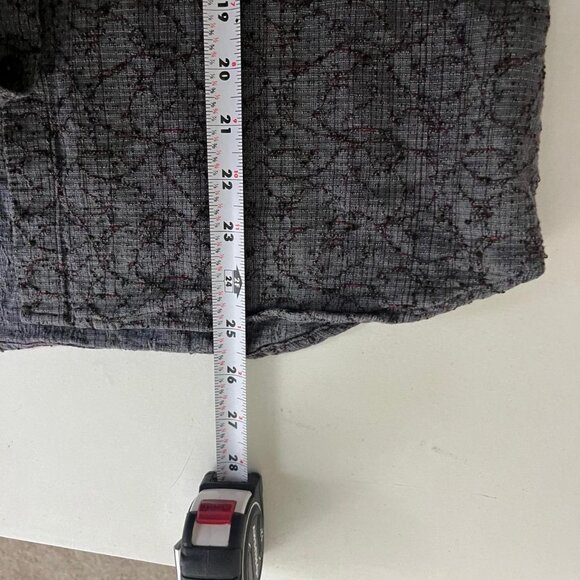 vintage 90s muted purple quirky boho granola button up top - Picture 7 of 8